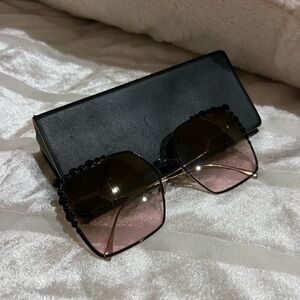 fendi oversized sunglasses